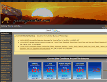 Tablet Screenshot of geelongweather.com
